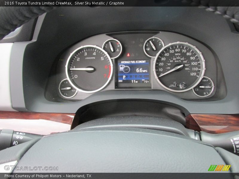 Silver Sky Metallic / Graphite 2016 Toyota Tundra Limited CrewMax