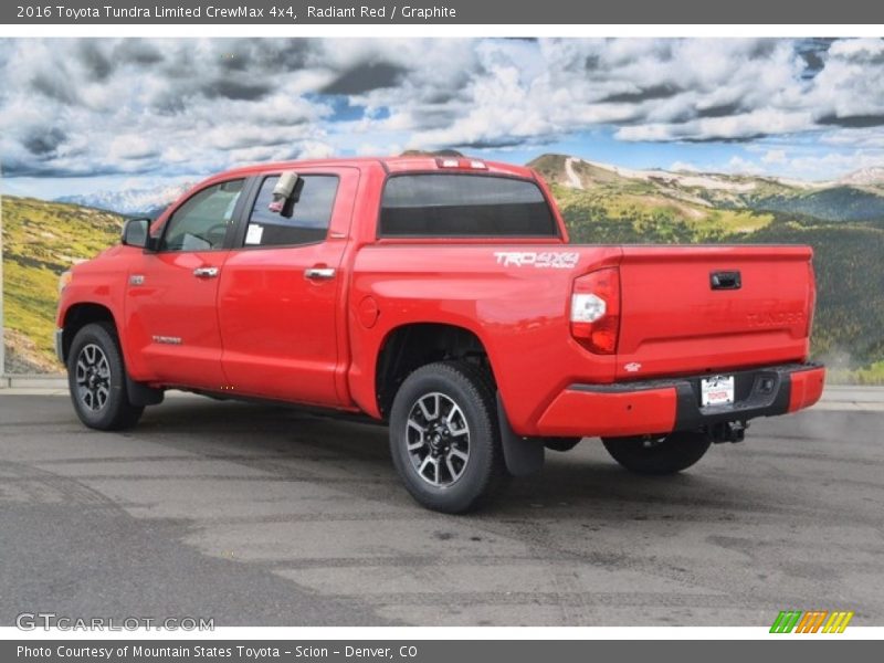 Radiant Red / Graphite 2016 Toyota Tundra Limited CrewMax 4x4