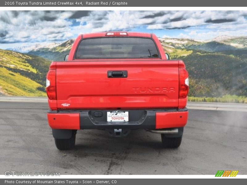 Radiant Red / Graphite 2016 Toyota Tundra Limited CrewMax 4x4