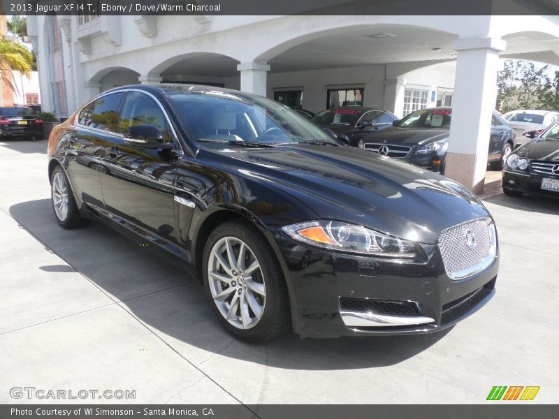 Ebony / Dove/Warm Charcoal 2013 Jaguar XF I4 T