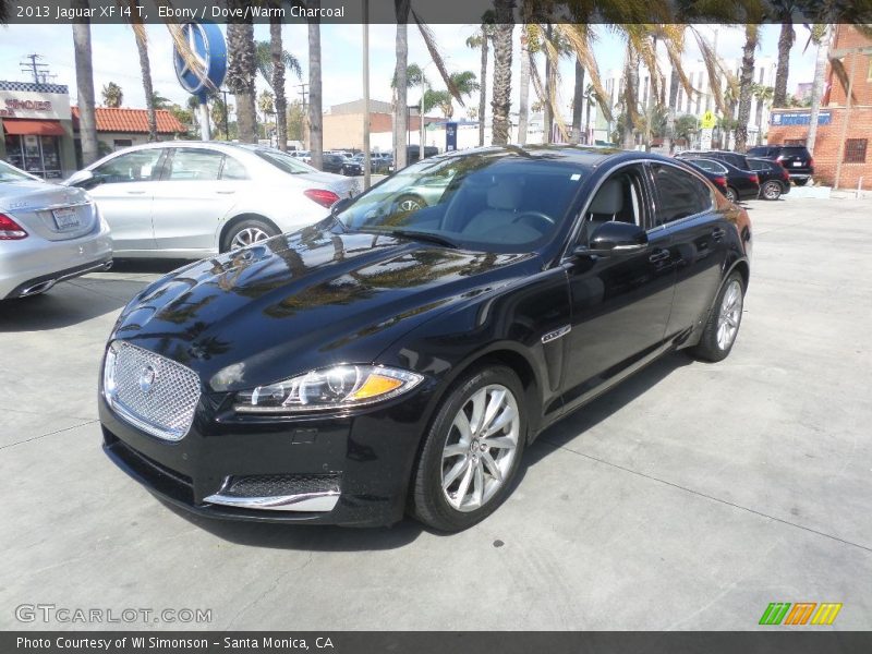 Ebony / Dove/Warm Charcoal 2013 Jaguar XF I4 T