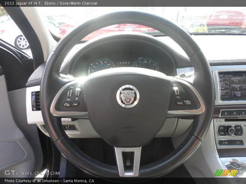 Ebony / Dove/Warm Charcoal 2013 Jaguar XF I4 T