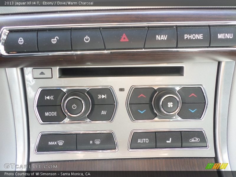 Ebony / Dove/Warm Charcoal 2013 Jaguar XF I4 T