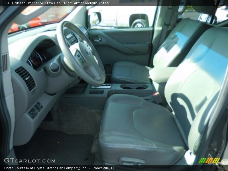 Night Armor Metallic / Steel 2011 Nissan Frontier SL Crew Cab