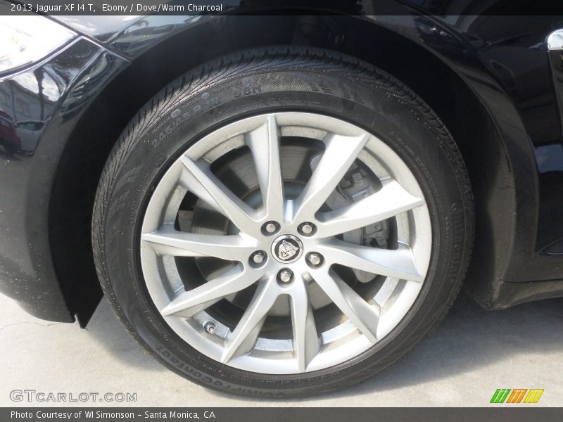 Ebony / Dove/Warm Charcoal 2013 Jaguar XF I4 T