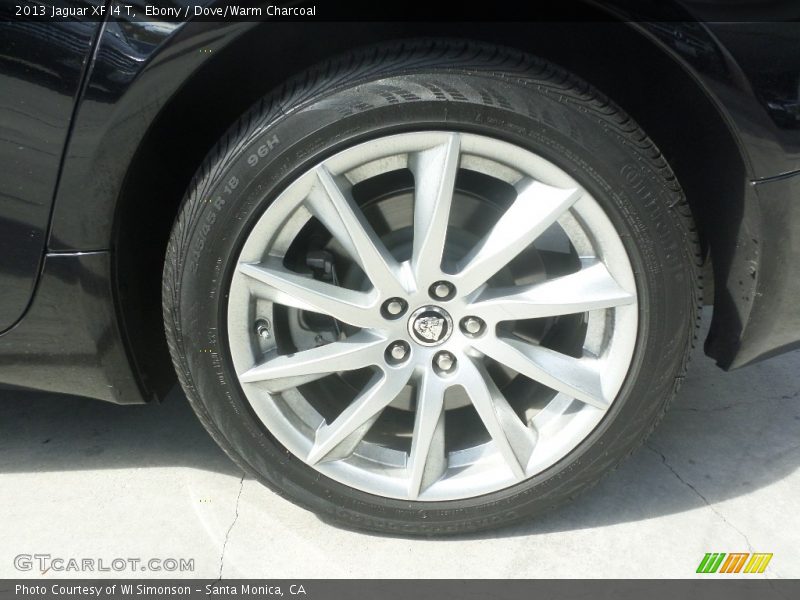 Ebony / Dove/Warm Charcoal 2013 Jaguar XF I4 T