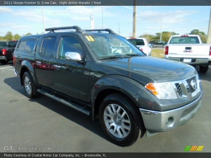 Night Armor Metallic / Steel 2011 Nissan Frontier SL Crew Cab