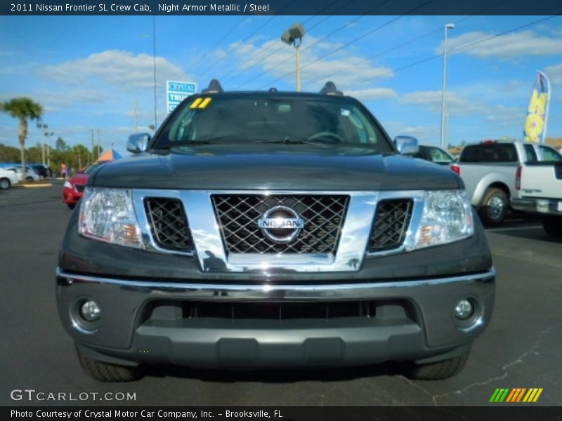 Night Armor Metallic / Steel 2011 Nissan Frontier SL Crew Cab