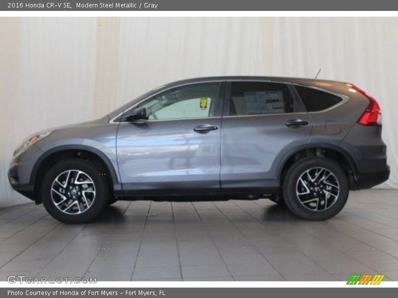 Modern Steel Metallic / Gray 2016 Honda CR-V SE