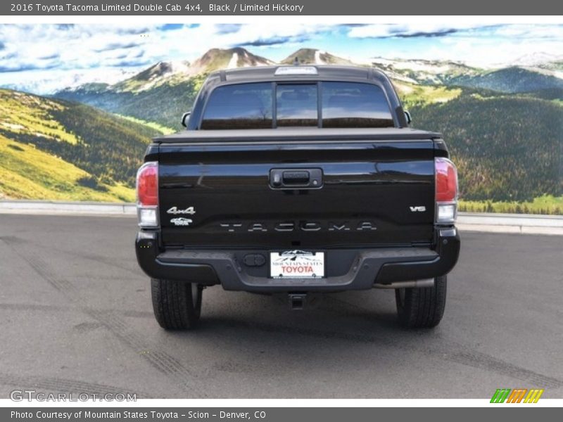Black / Limited Hickory 2016 Toyota Tacoma Limited Double Cab 4x4