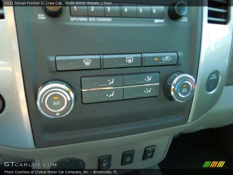 Night Armor Metallic / Steel 2011 Nissan Frontier SL Crew Cab