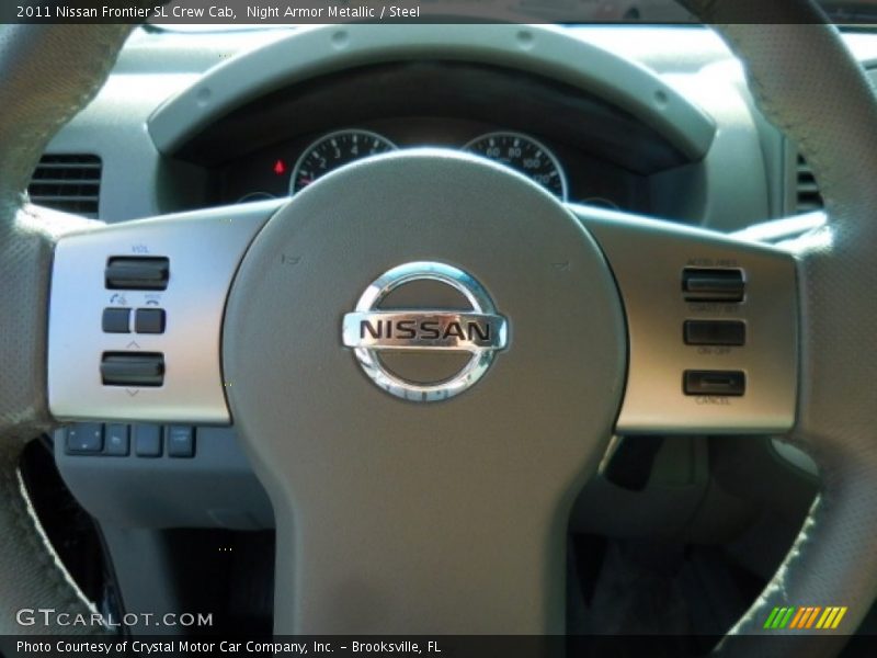 Night Armor Metallic / Steel 2011 Nissan Frontier SL Crew Cab