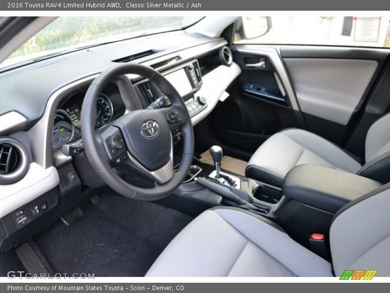 Ash Interior - 2016 RAV4 Limited Hybrid AWD 