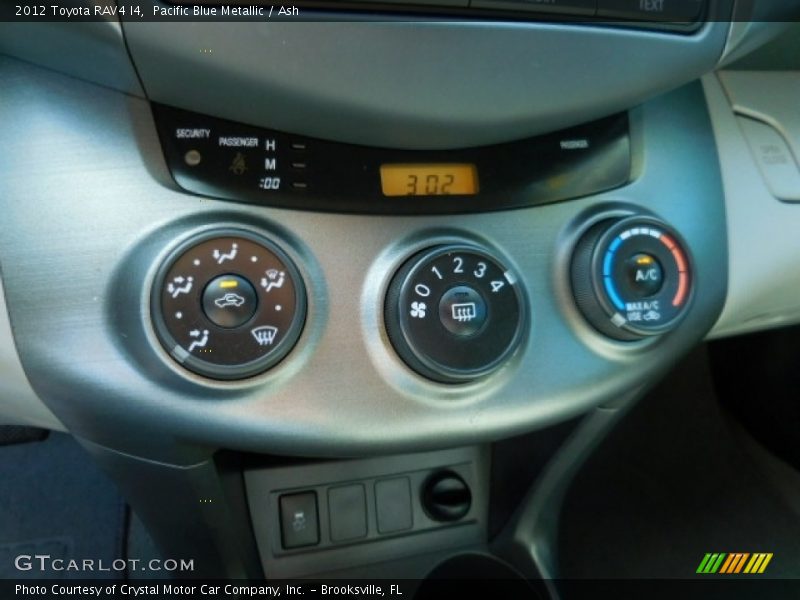 Pacific Blue Metallic / Ash 2012 Toyota RAV4 I4