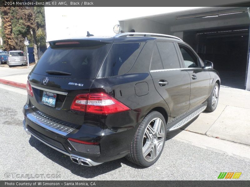 Black / Black 2014 Mercedes-Benz ML 63 AMG