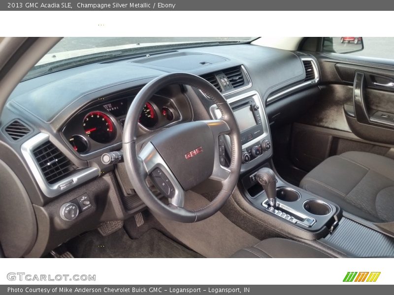 Champagne Silver Metallic / Ebony 2013 GMC Acadia SLE