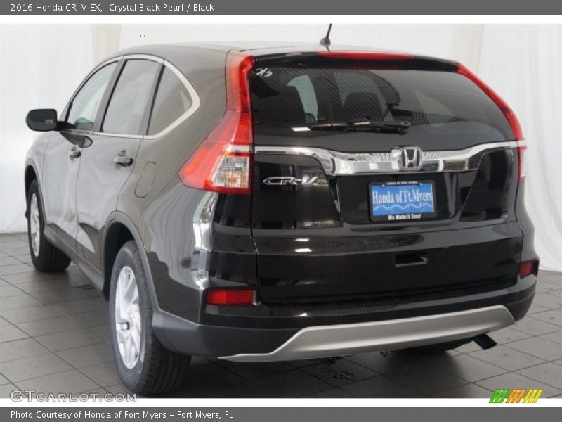 Crystal Black Pearl / Black 2016 Honda CR-V EX