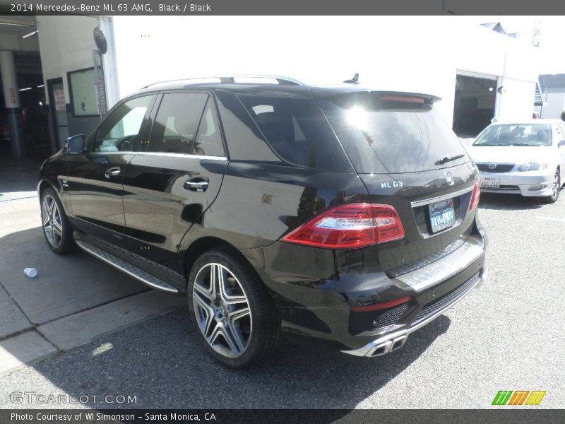 Black / Black 2014 Mercedes-Benz ML 63 AMG