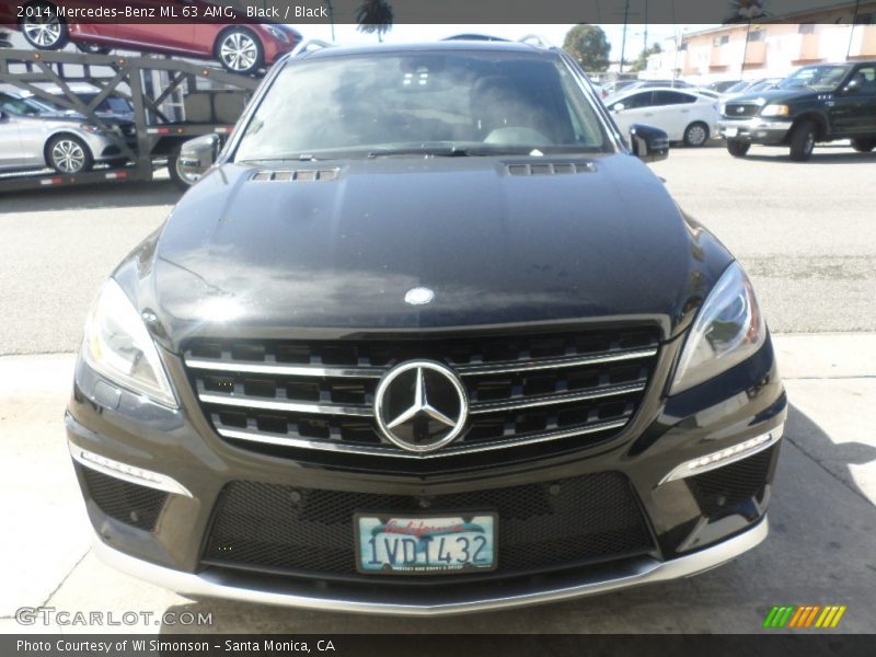 Black / Black 2014 Mercedes-Benz ML 63 AMG