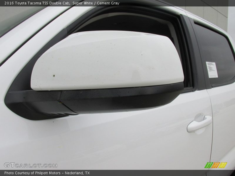 Super White / Cement Gray 2016 Toyota Tacoma TSS Double Cab