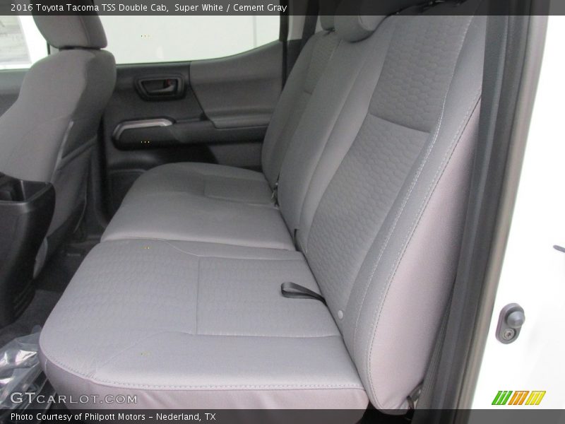 Super White / Cement Gray 2016 Toyota Tacoma TSS Double Cab