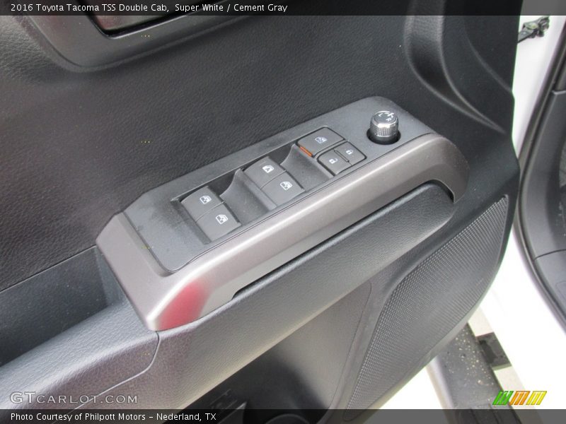 Super White / Cement Gray 2016 Toyota Tacoma TSS Double Cab