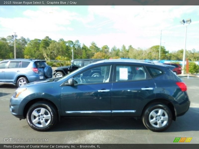Graphite Blue / Gray 2015 Nissan Rogue Select S