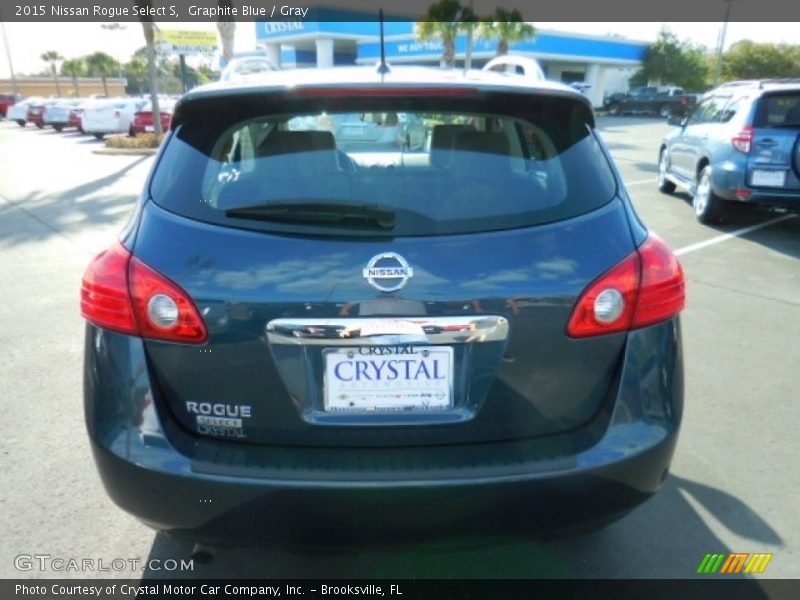 Graphite Blue / Gray 2015 Nissan Rogue Select S