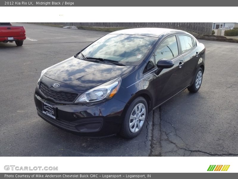 Midnight Black / Beige 2012 Kia Rio LX