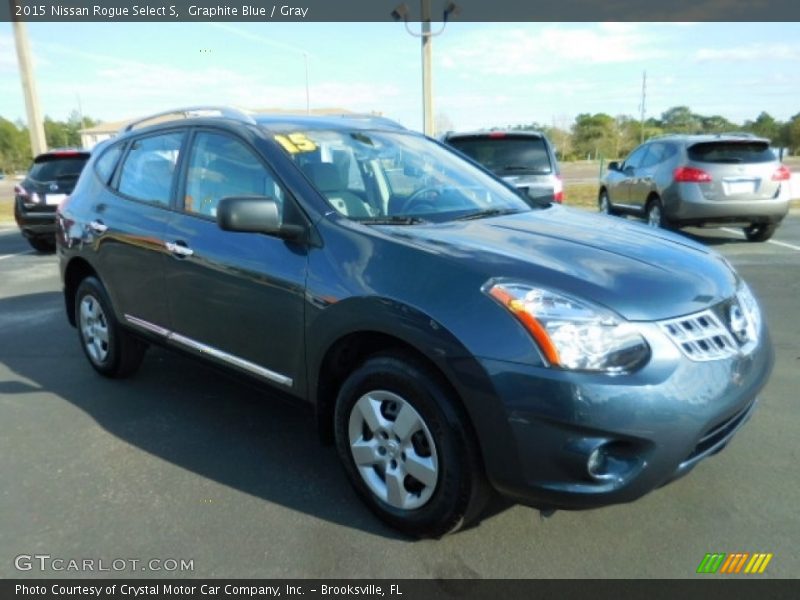 Graphite Blue / Gray 2015 Nissan Rogue Select S