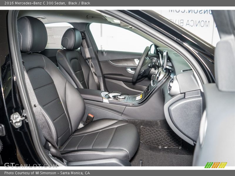 Black / Black 2016 Mercedes-Benz C 300 Sedan