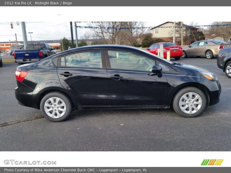 Midnight Black / Beige 2012 Kia Rio LX