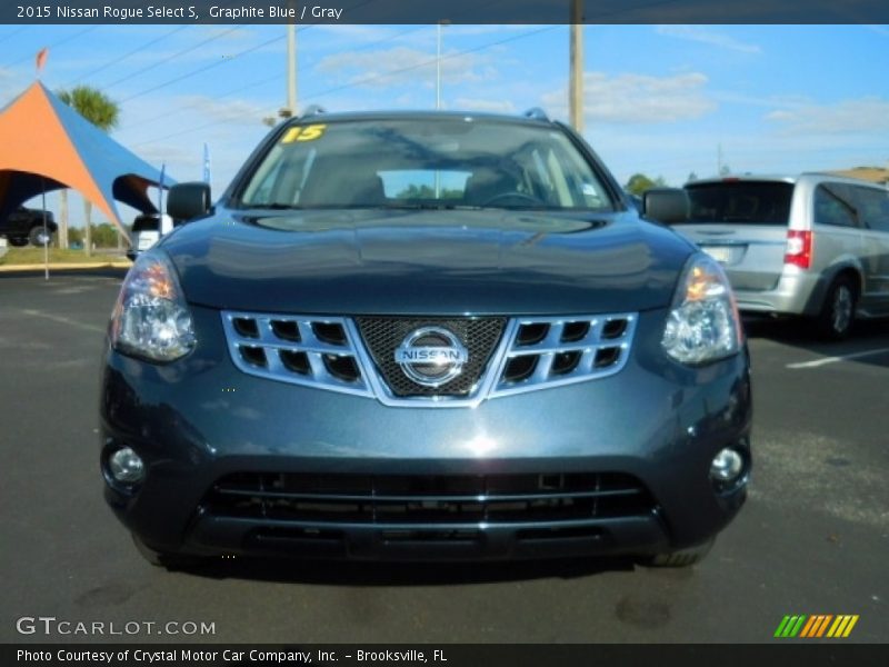 Graphite Blue / Gray 2015 Nissan Rogue Select S