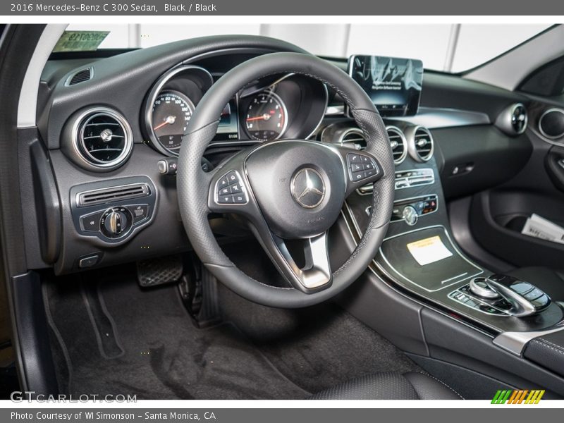 Black / Black 2016 Mercedes-Benz C 300 Sedan
