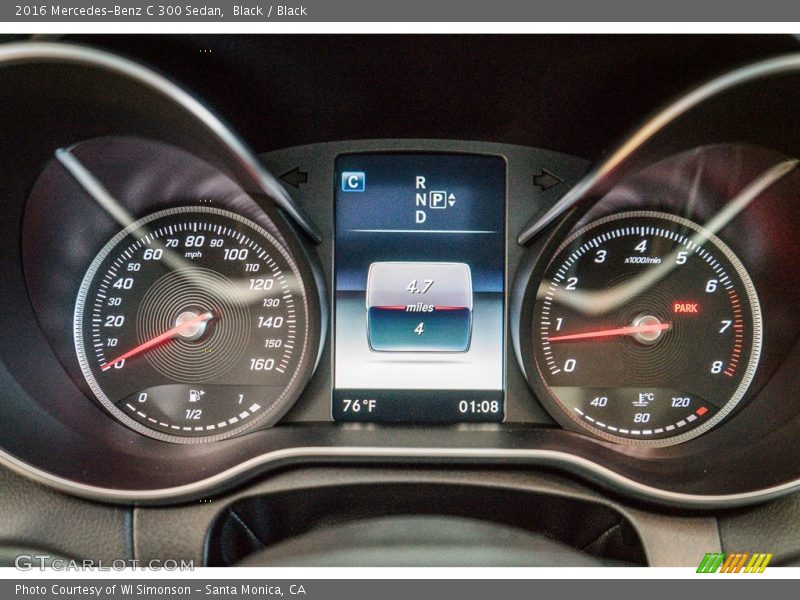 Black / Black 2016 Mercedes-Benz C 300 Sedan