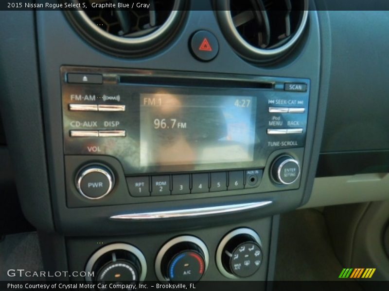 Graphite Blue / Gray 2015 Nissan Rogue Select S