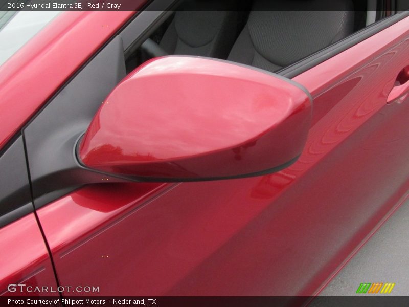 Red / Gray 2016 Hyundai Elantra SE