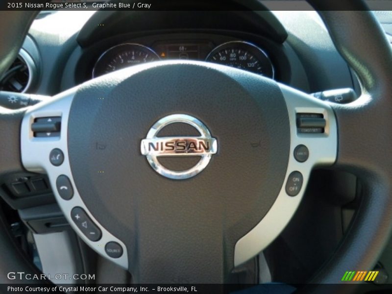 Graphite Blue / Gray 2015 Nissan Rogue Select S