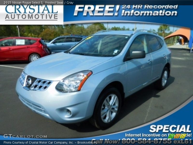 Frosted Steel / Gray 2015 Nissan Rogue Select S