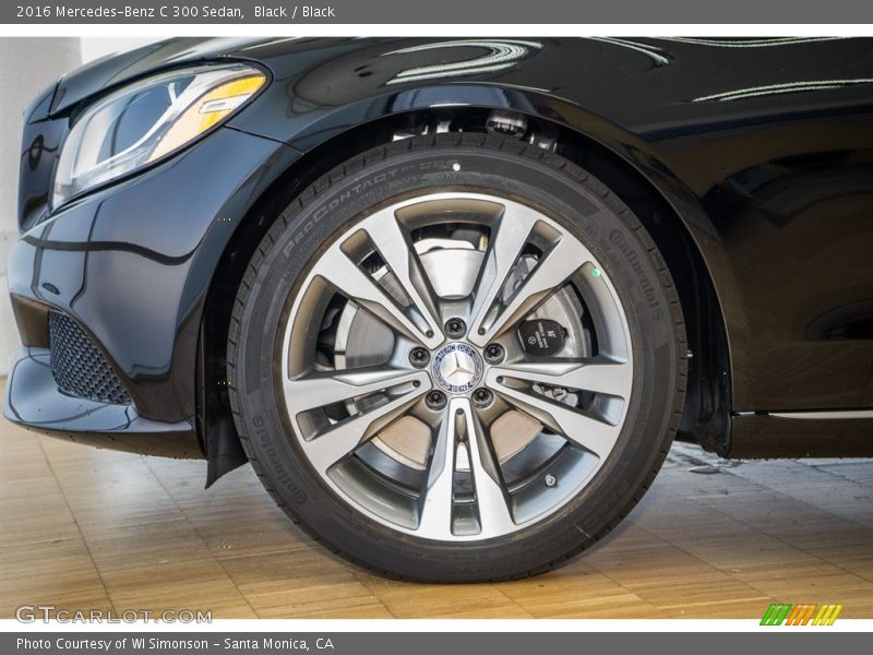 Black / Black 2016 Mercedes-Benz C 300 Sedan