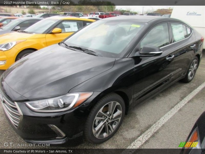 Black / Gray 2017 Hyundai Elantra Limited