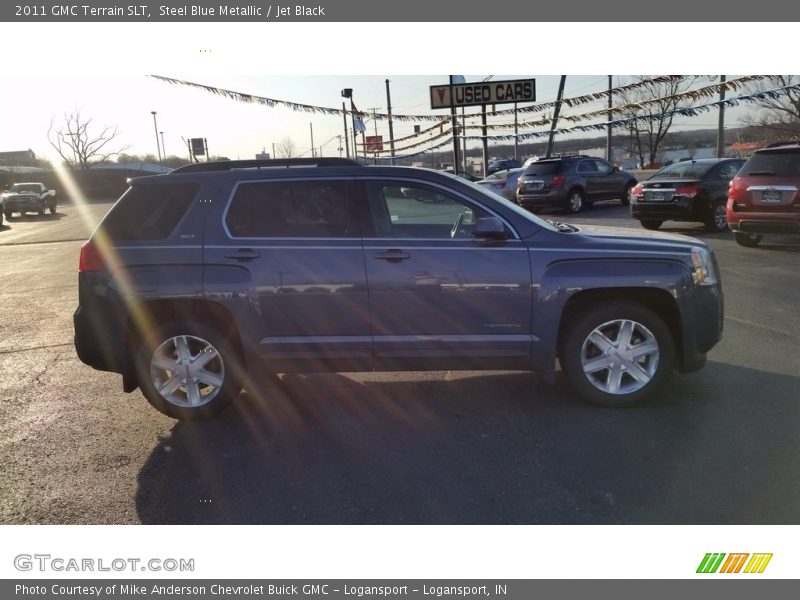 Steel Blue Metallic / Jet Black 2011 GMC Terrain SLT