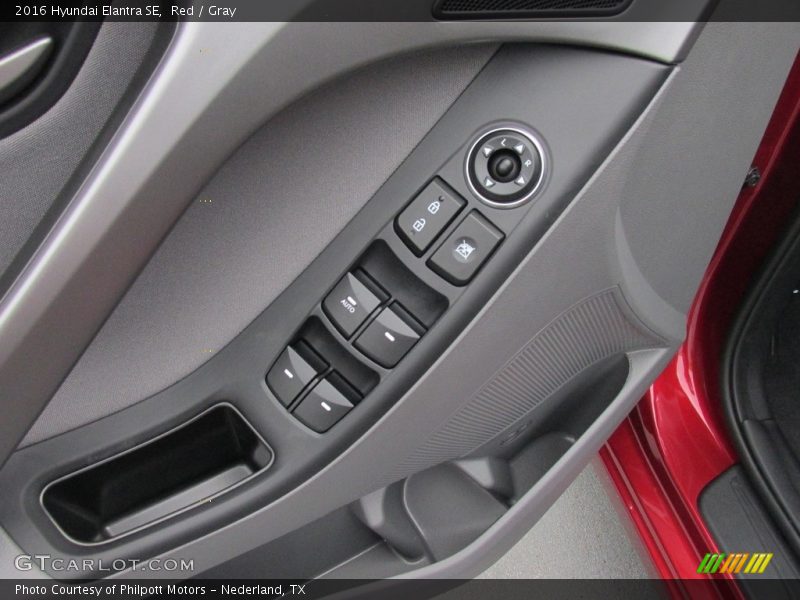 Red / Gray 2016 Hyundai Elantra SE