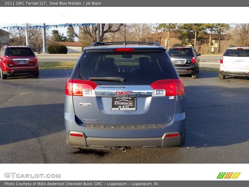 Steel Blue Metallic / Jet Black 2011 GMC Terrain SLT