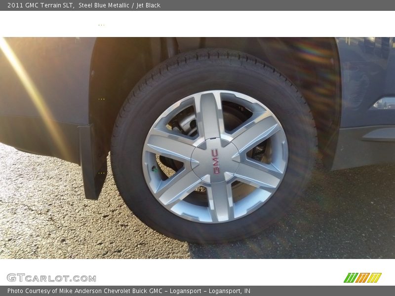 Steel Blue Metallic / Jet Black 2011 GMC Terrain SLT