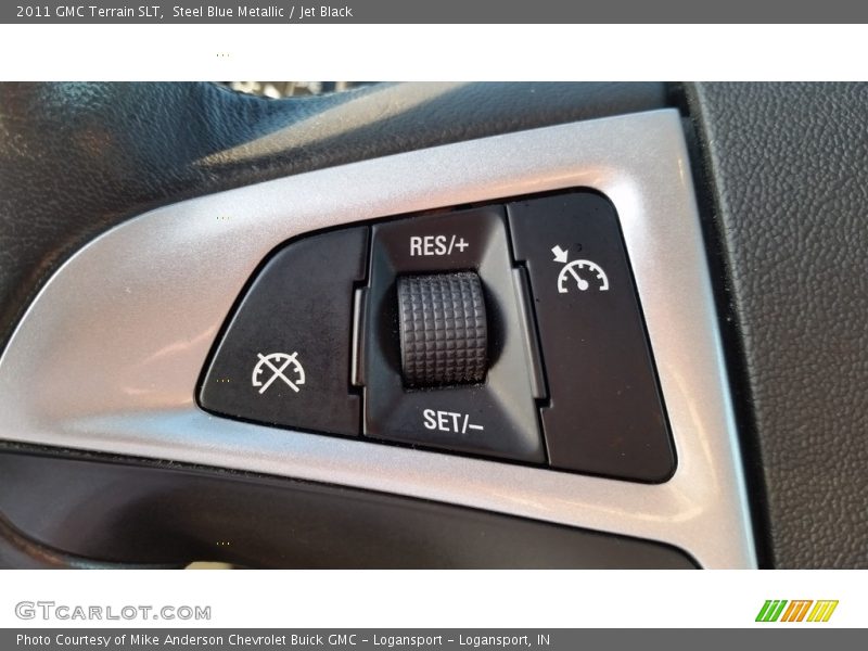 Steel Blue Metallic / Jet Black 2011 GMC Terrain SLT