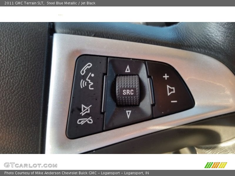 Steel Blue Metallic / Jet Black 2011 GMC Terrain SLT