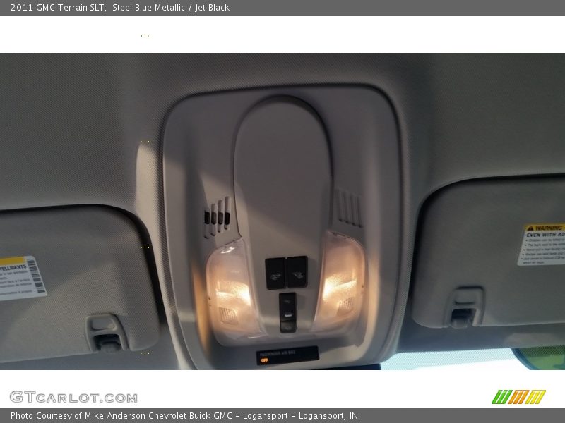 Steel Blue Metallic / Jet Black 2011 GMC Terrain SLT