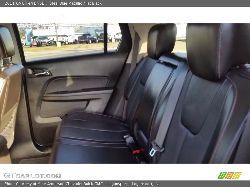 Steel Blue Metallic / Jet Black 2011 GMC Terrain SLT