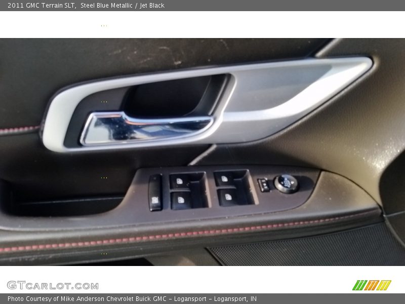 Steel Blue Metallic / Jet Black 2011 GMC Terrain SLT